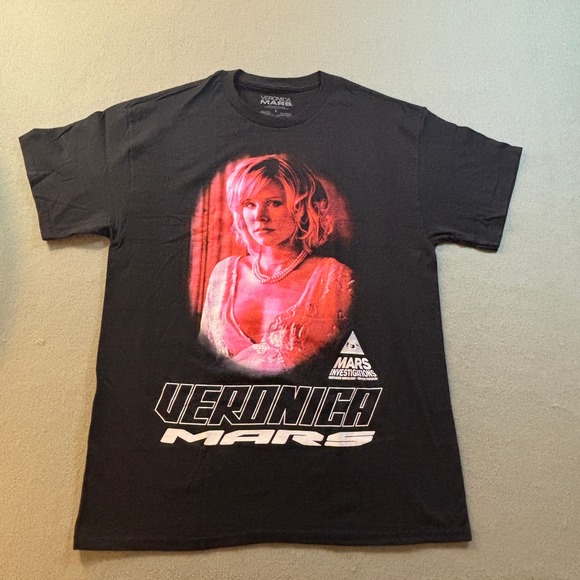 Veronica Mars Other - Veronica Mars Graphic T-Shirt L Black Kristen Bell Mars Investigations TV NWOT